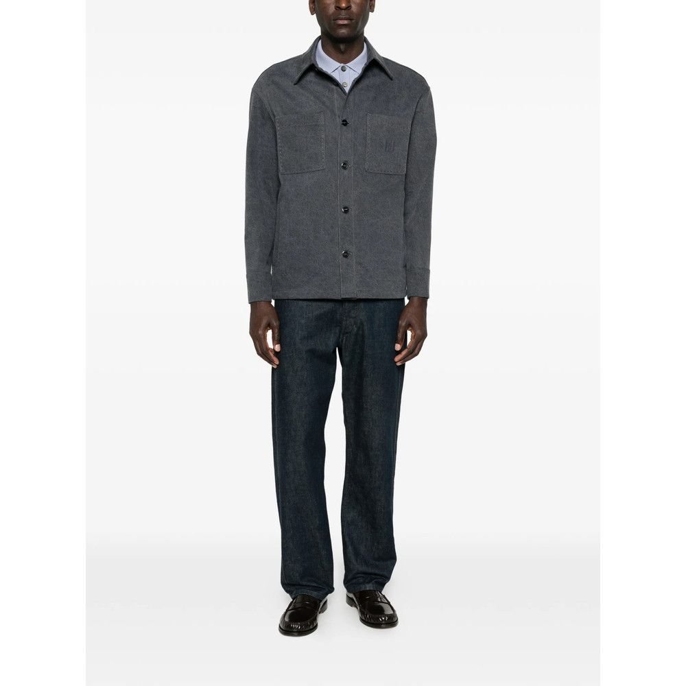 Fendi Fendi GREY Jackets - Shirt Jackets Size US XL / EU 56 / 4 - 4 Thumbnail