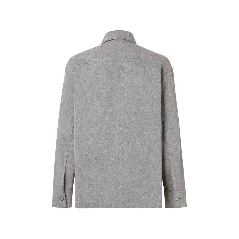 Fendi Fendi GREY Jackets - Shirt Jackets Size US XL / EU 56 / 4 - 2 Thumbnail