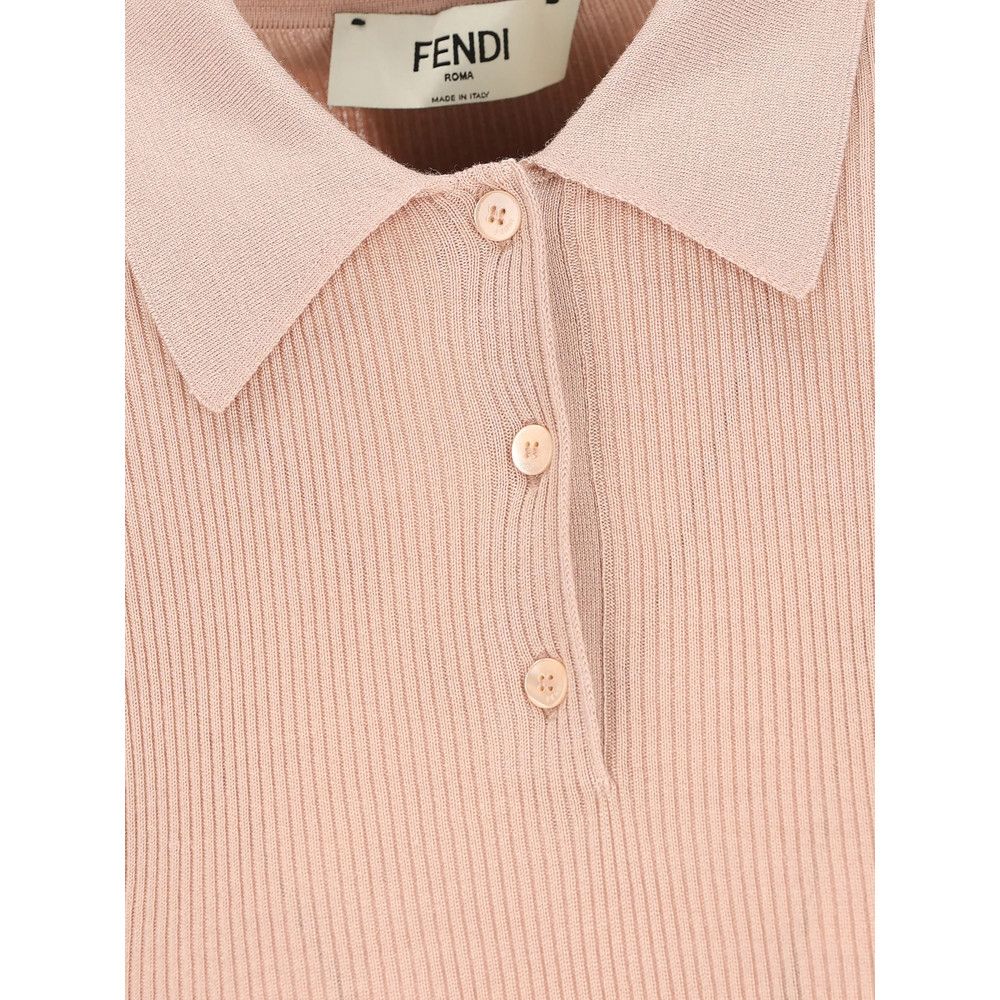Fendi Fendi PINK Tops - Polo Tops Size M / US 6-8 / IT 42-44 - 3 Thumbnail