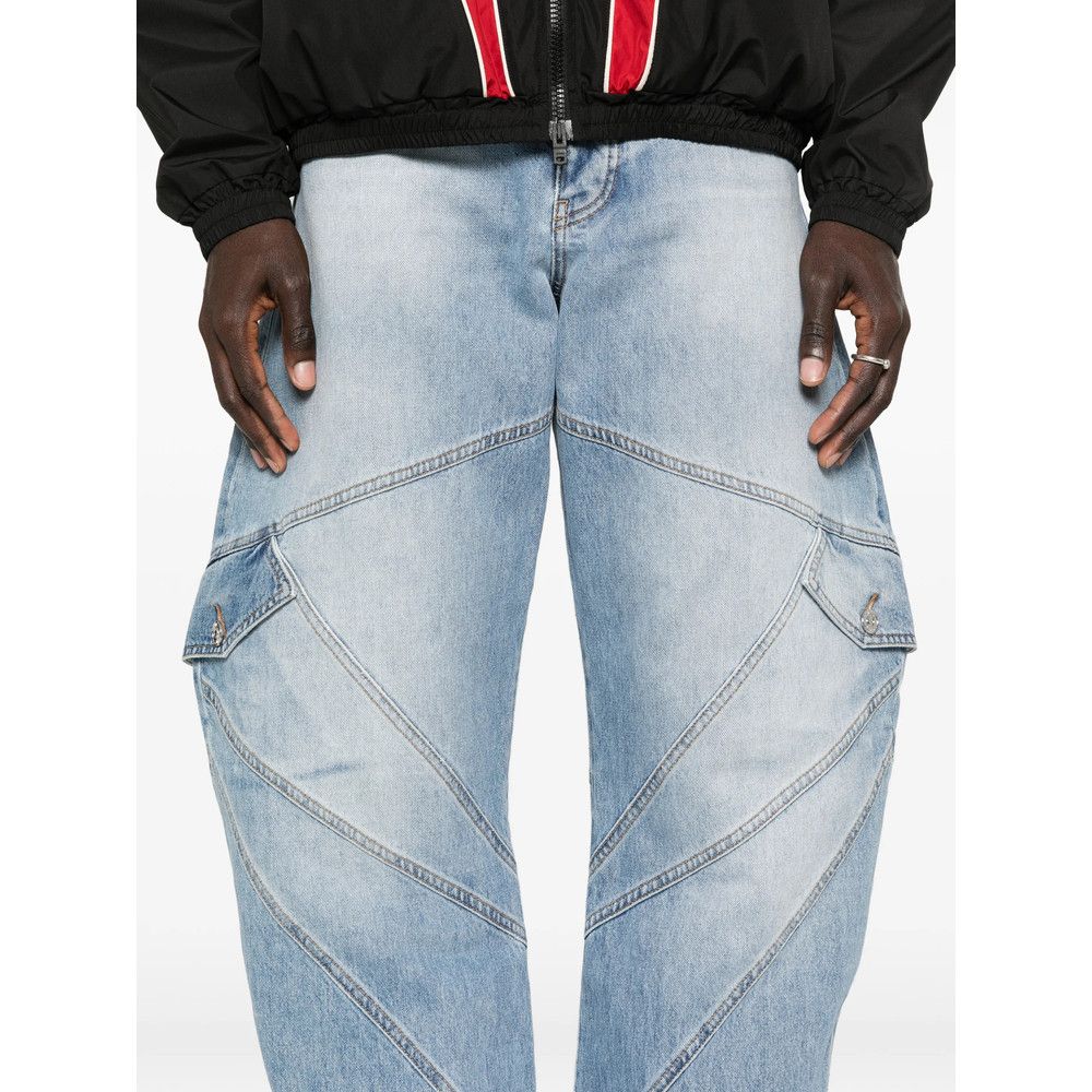 Amiri Amiri BLUE Denim - Loose-Fit Jeans Size US 27 - 3 Thumbnail