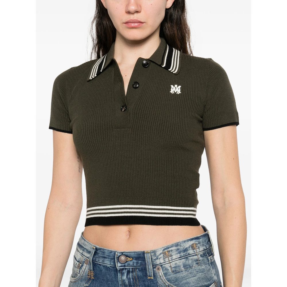 Amiri Amiri GREEN Tops - Polo Tops Size S / US 4 / IT 40 - 3 Thumbnail