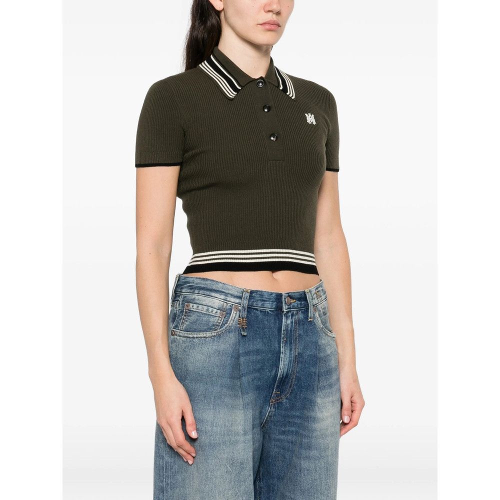 Amiri Amiri GREEN Tops - Polo Tops Size XS / US 0-2 / IT 36-38 - 4 Thumbnail