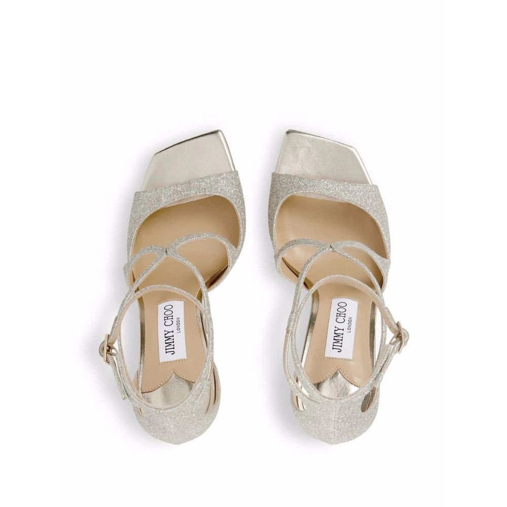 Jimmy Choo Jimmy Choo SILVER Sandals Size US 11 / IT 41 - 2 Thumbnail