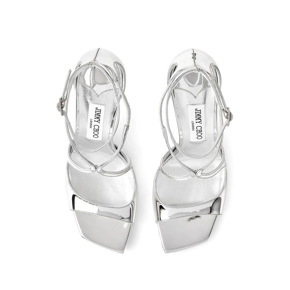Jimmy Choo Jimmy Choo SILVER Sandals Size US 9 / IT 39 - 2 Thumbnail