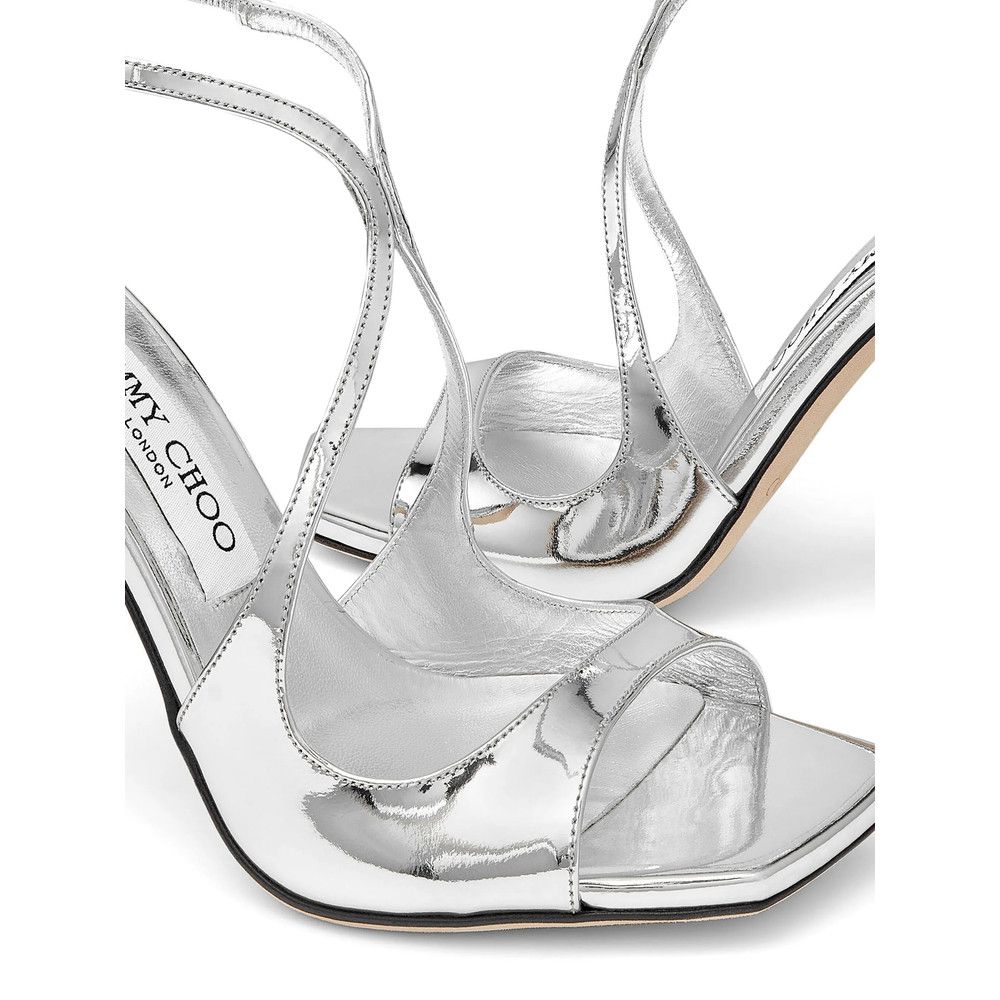 Jimmy Choo Jimmy Choo SILVER Sandals Size US 9 / IT 39 - 5 Thumbnail