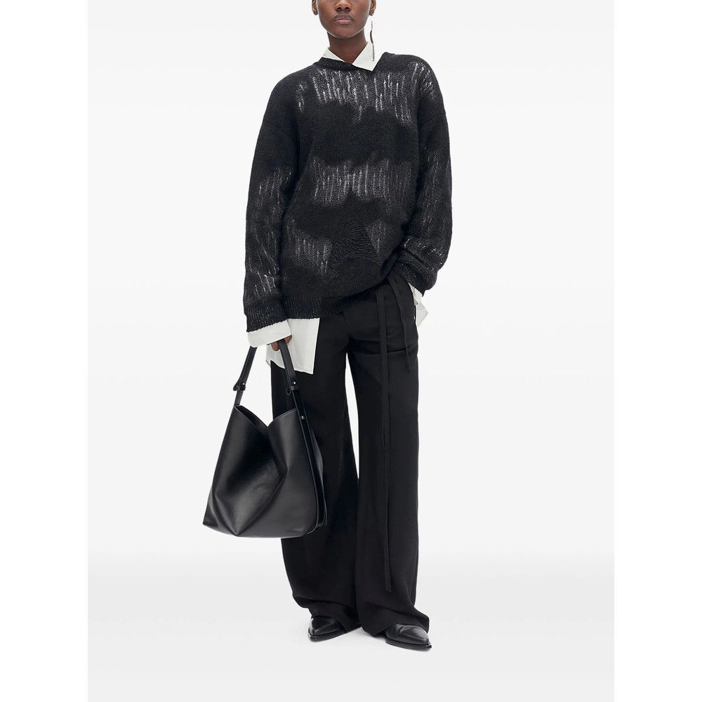Ann Demeulemeester Ann Demeulemeester BLACK Trousers - Palazzo Pants Size 26" / US 2 / IT 38 - 4 Thumbnail