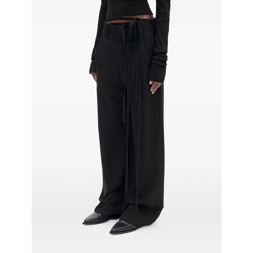 Ann Demeulemeester Ann Demeulemeester BLACK Trousers - Palazzo Pants Size 26" / US 2 / IT 38 - 3 Thumbnail