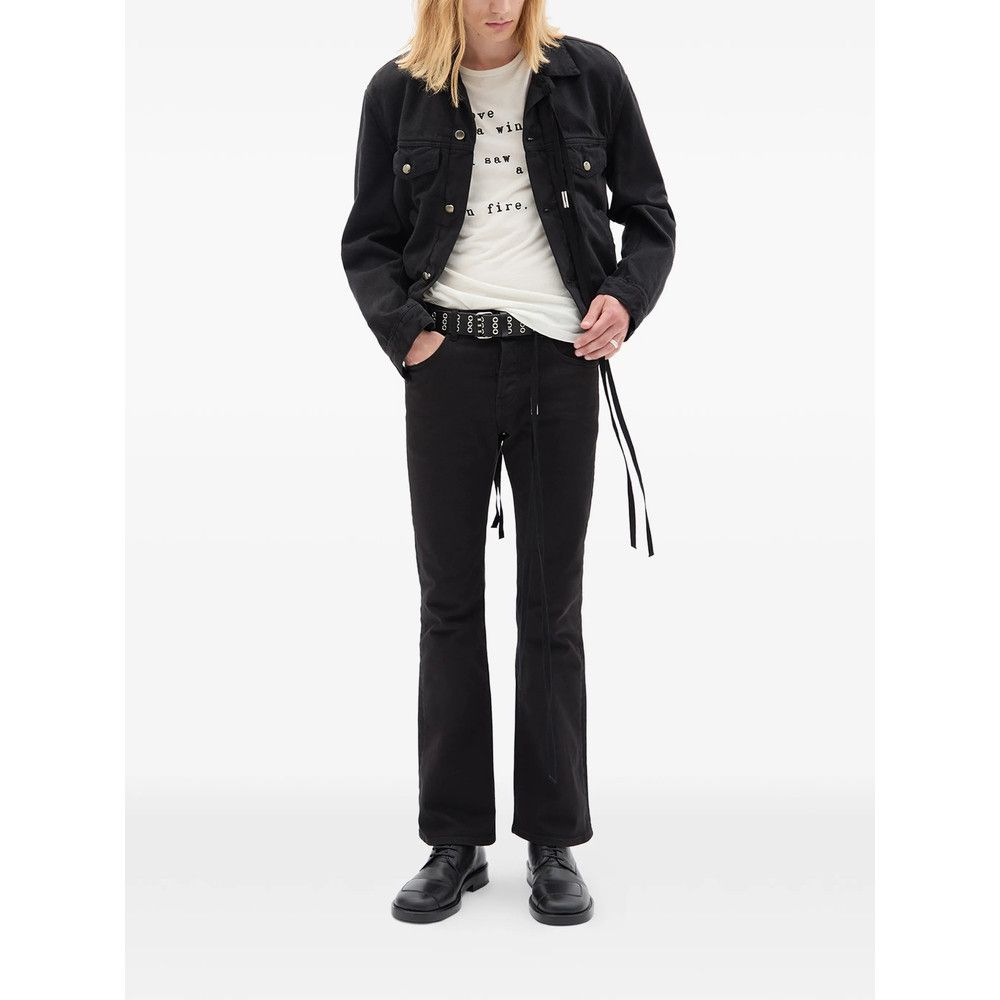 Ann Demeulemeester Ann Demeulemeester BLACK Denim - Bootcut Jeans Size US 36 / EU 52 - 4 Thumbnail