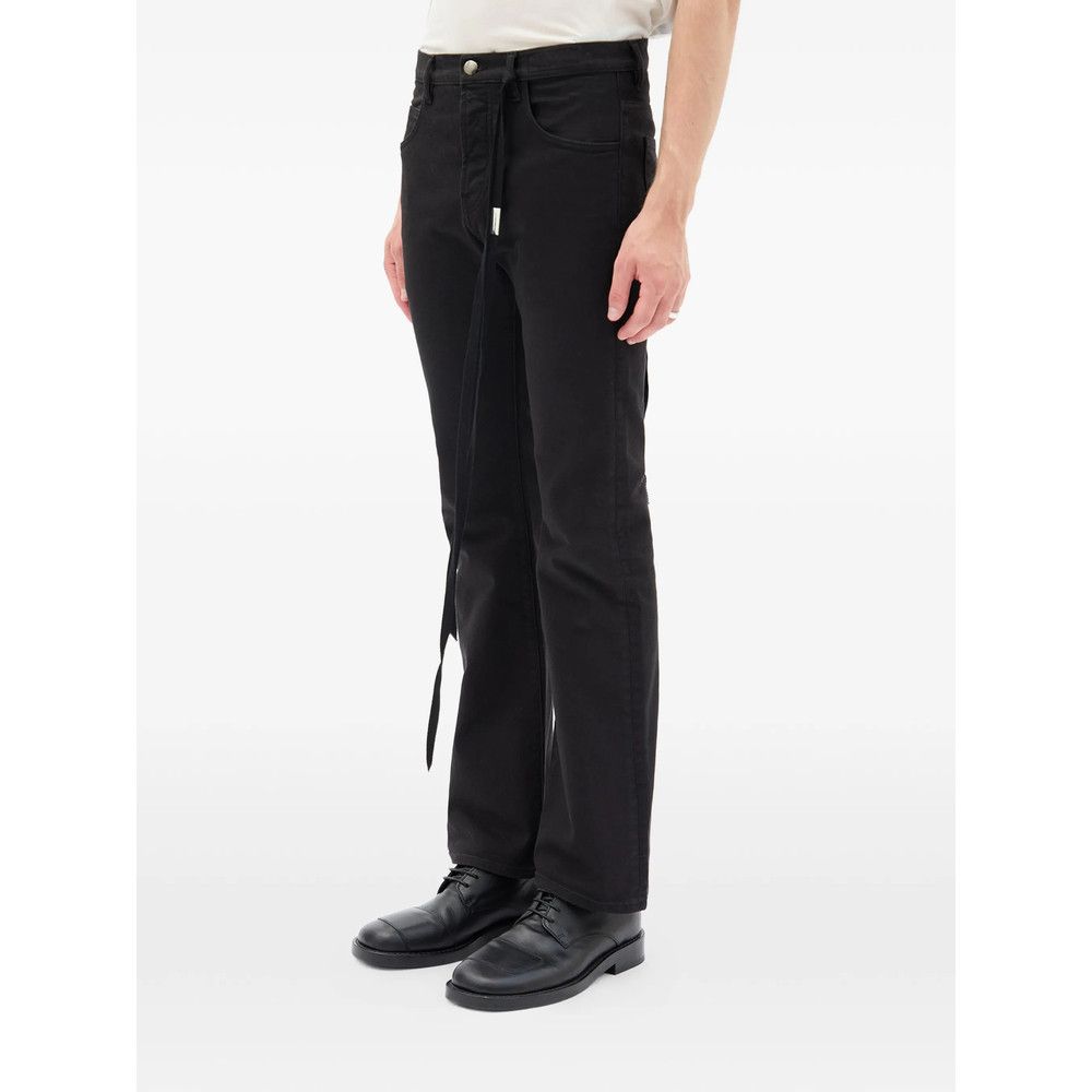 Ann Demeulemeester Ann Demeulemeester BLACK Denim - Bootcut Jeans Size US 36 / EU 52 - 2 Thumbnail