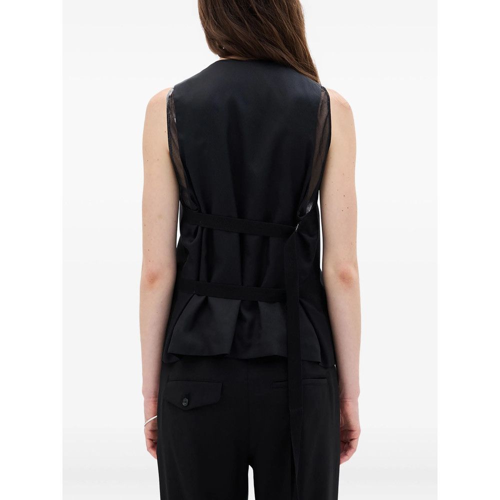 Ann Demeulemeester Ann Demeulemeester BLACK Jackets - Waistcoat & Gilets Size XS / US 0-2 / IT 36-38 - 4 Thumbnail
