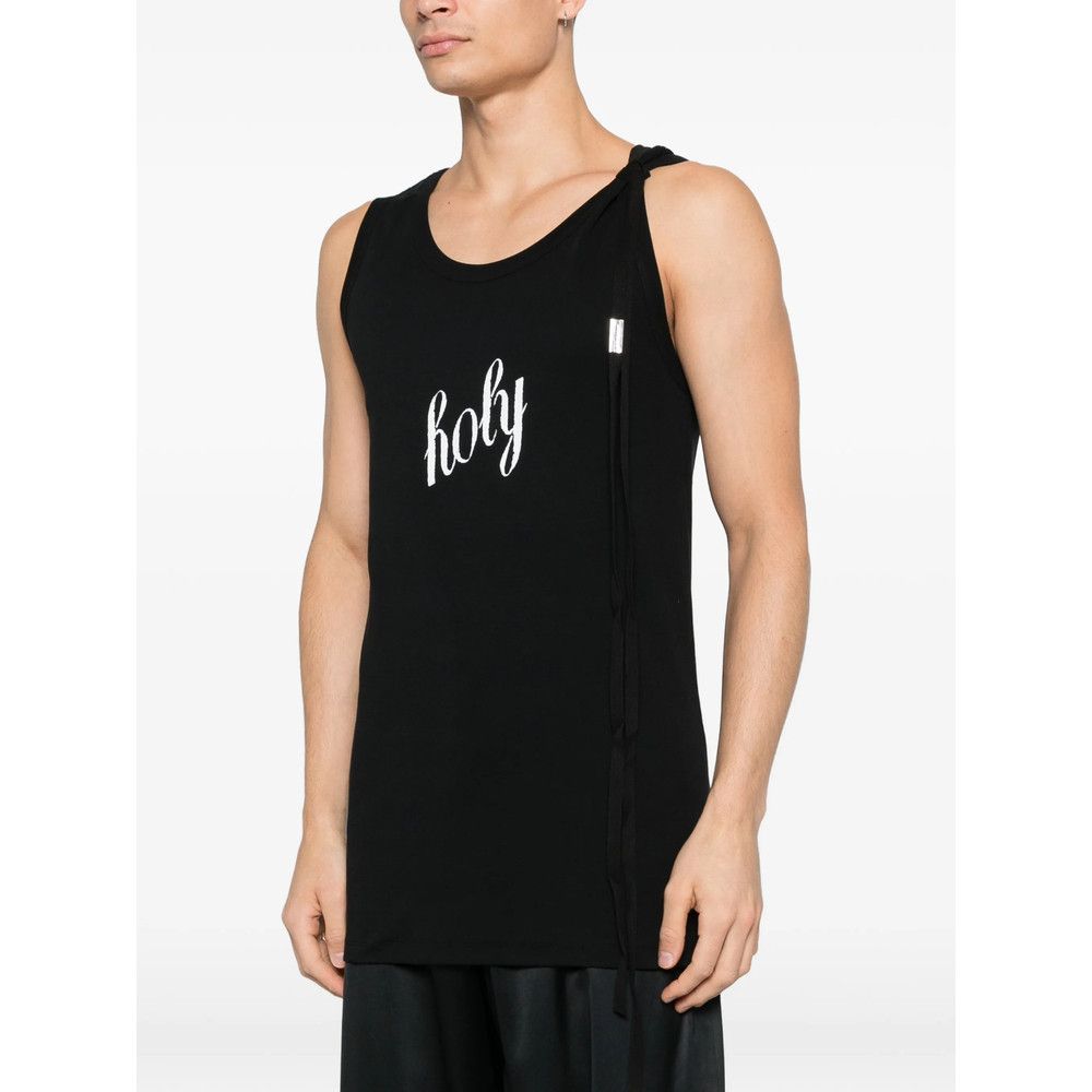 Ann Demeulemeester Ann Demeulemeester BLACK T-Shirts & Vests - Vests & Tanks Size US XL / EU 56 / 4 - 3 Thumbnail