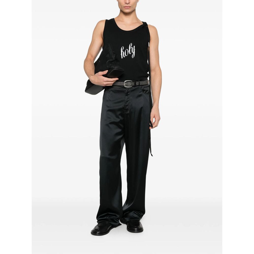 Ann Demeulemeester Ann Demeulemeester BLACK T-Shirts & Vests - Vests & Tanks Size US XL / EU 56 / 4 - 4 Thumbnail