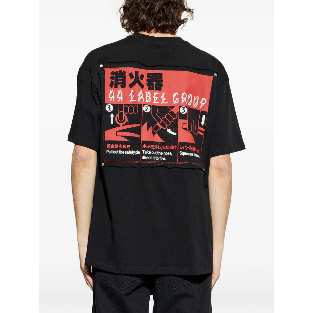 44 LABEL GROUP 44 Label Group BLACK T-Shirts & Vests - T-Shirts Size US L / EU 52-54 / 3 - 5 Thumbnail