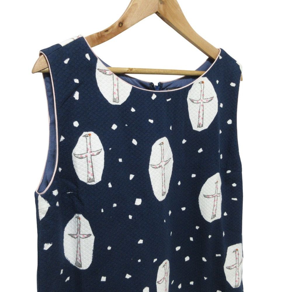 mina perhonen Mina Perhonen mina perhonen cross bird dress Textile Dresses ts3201 DUTY FREE for USA Size ONE SIZE - 4 Thumbnail