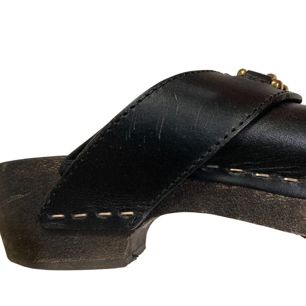 Celine Celine Celine Les Bois Triomphe Chain Leather Clog Sandals Leather Shoes DUTY FREE for USA Size ONE SIZE - 11 Thumbnail