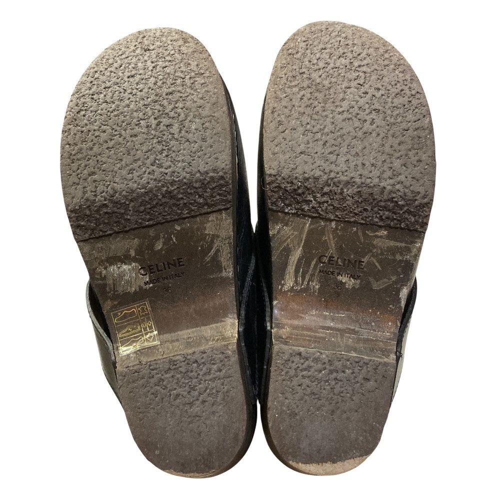 Celine Celine Celine Les Bois Triomphe Chain Leather Clog Sandals Leather Shoes DUTY FREE for USA Size ONE SIZE - 20 Thumbnail