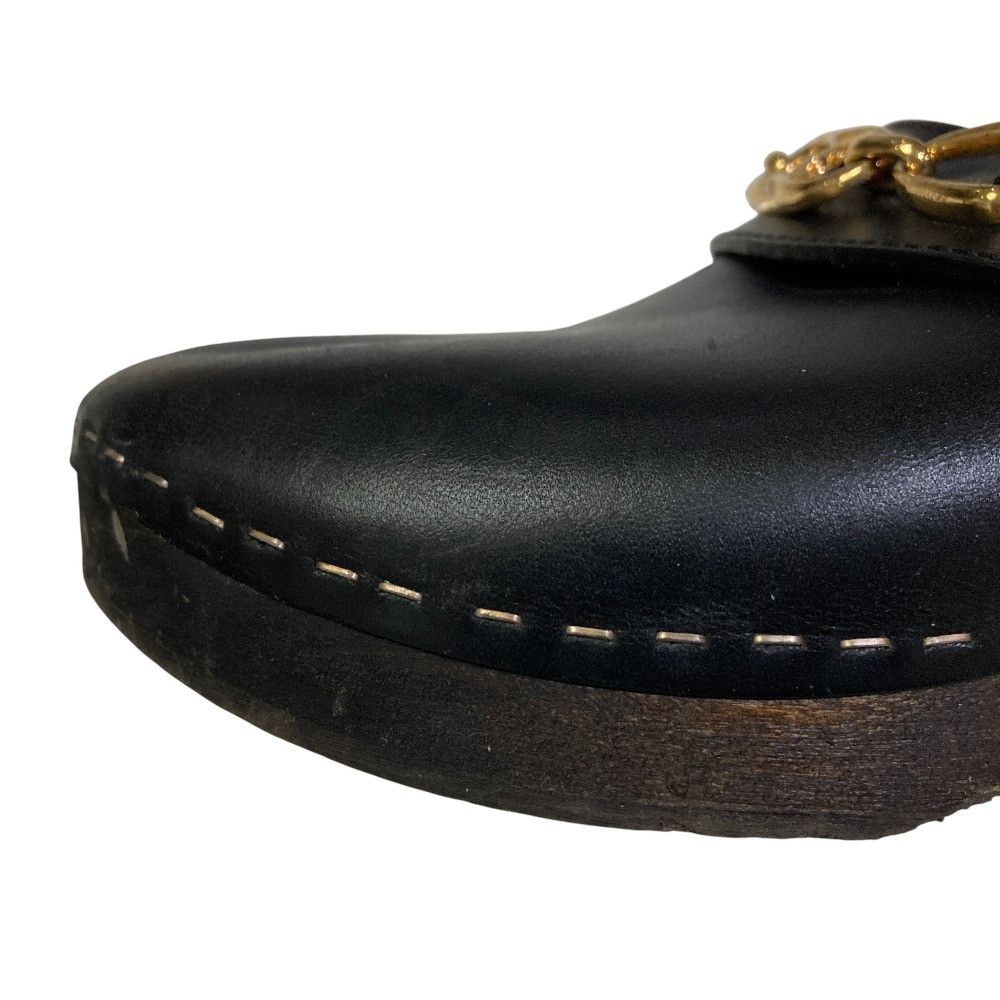 Celine Celine Celine Les Bois Triomphe Chain Leather Clog Sandals Leather Shoes DUTY FREE for USA Size ONE SIZE - 14 Thumbnail