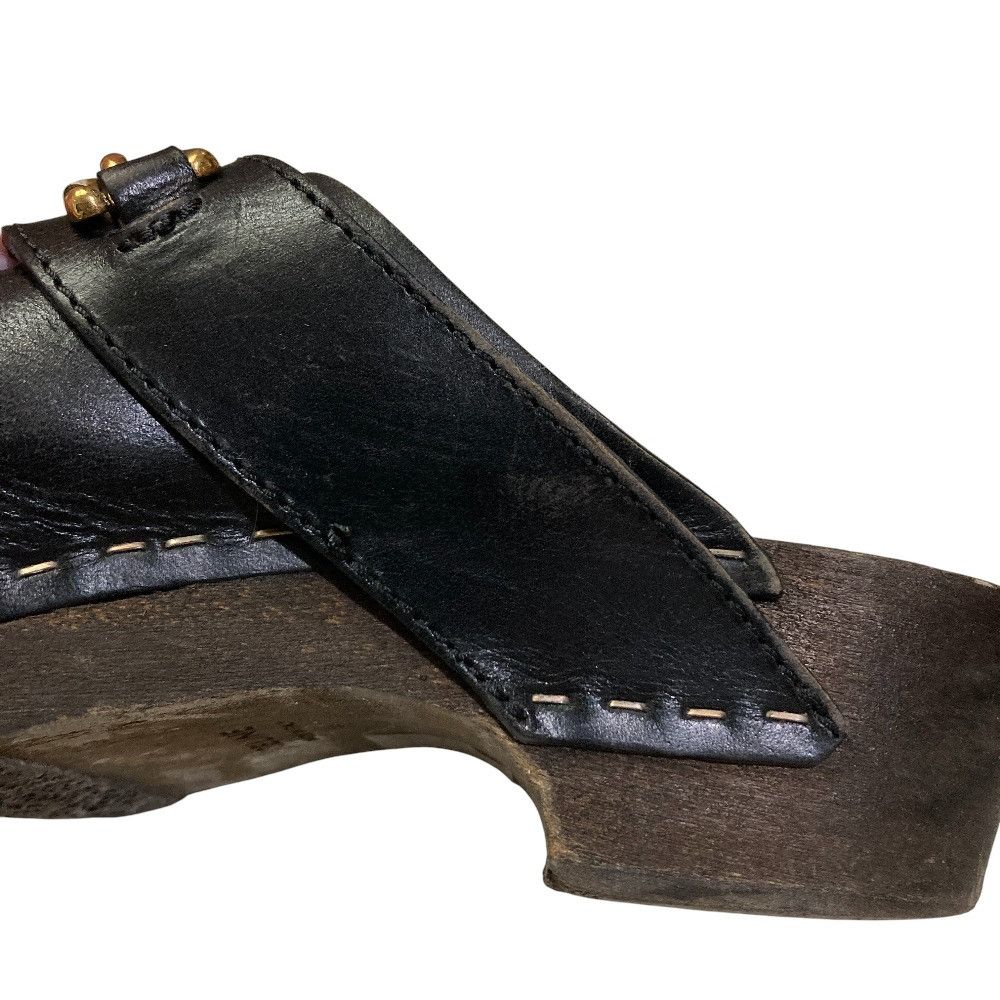 Celine Celine Celine Les Bois Triomphe Chain Leather Clog Sandals Leather Shoes DUTY FREE for USA Size ONE SIZE - 12 Thumbnail