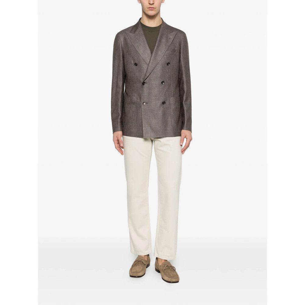 Tagliatore Tagliatore BROWN Jackets - Blazers Size US M / EU 48-50 / 2 - 2 Thumbnail