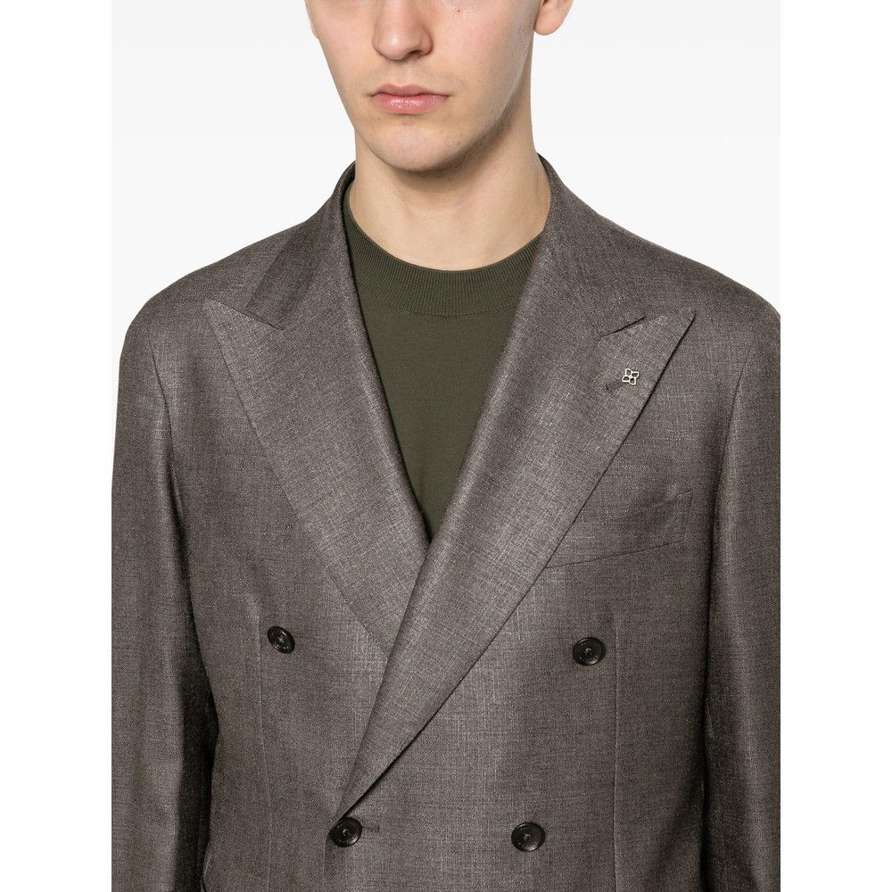 Tagliatore Tagliatore BROWN Jackets - Blazers Size US XL / EU 56 / 4 - 4 Thumbnail