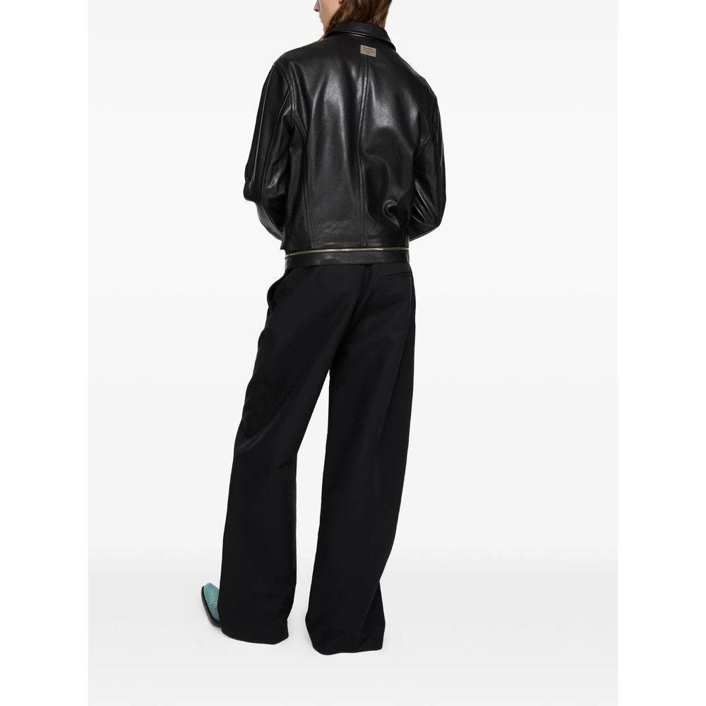 Acne Studios Acne Studios BLACK Jackets - Leather Jackets Size US XL / EU 56 / 4 - 2 Thumbnail