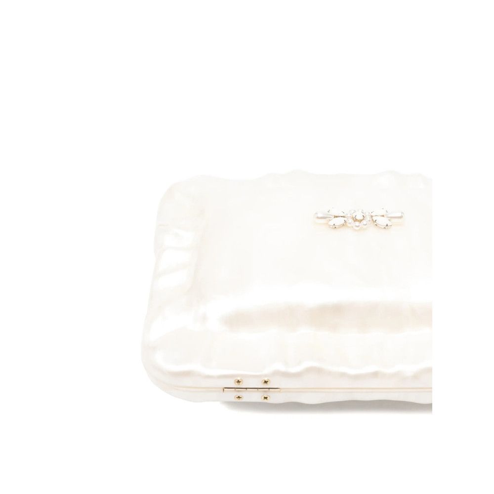 Simone Rocha Simone Rocha WHITE Clutch Bags Size ONE SIZE - 3 Thumbnail