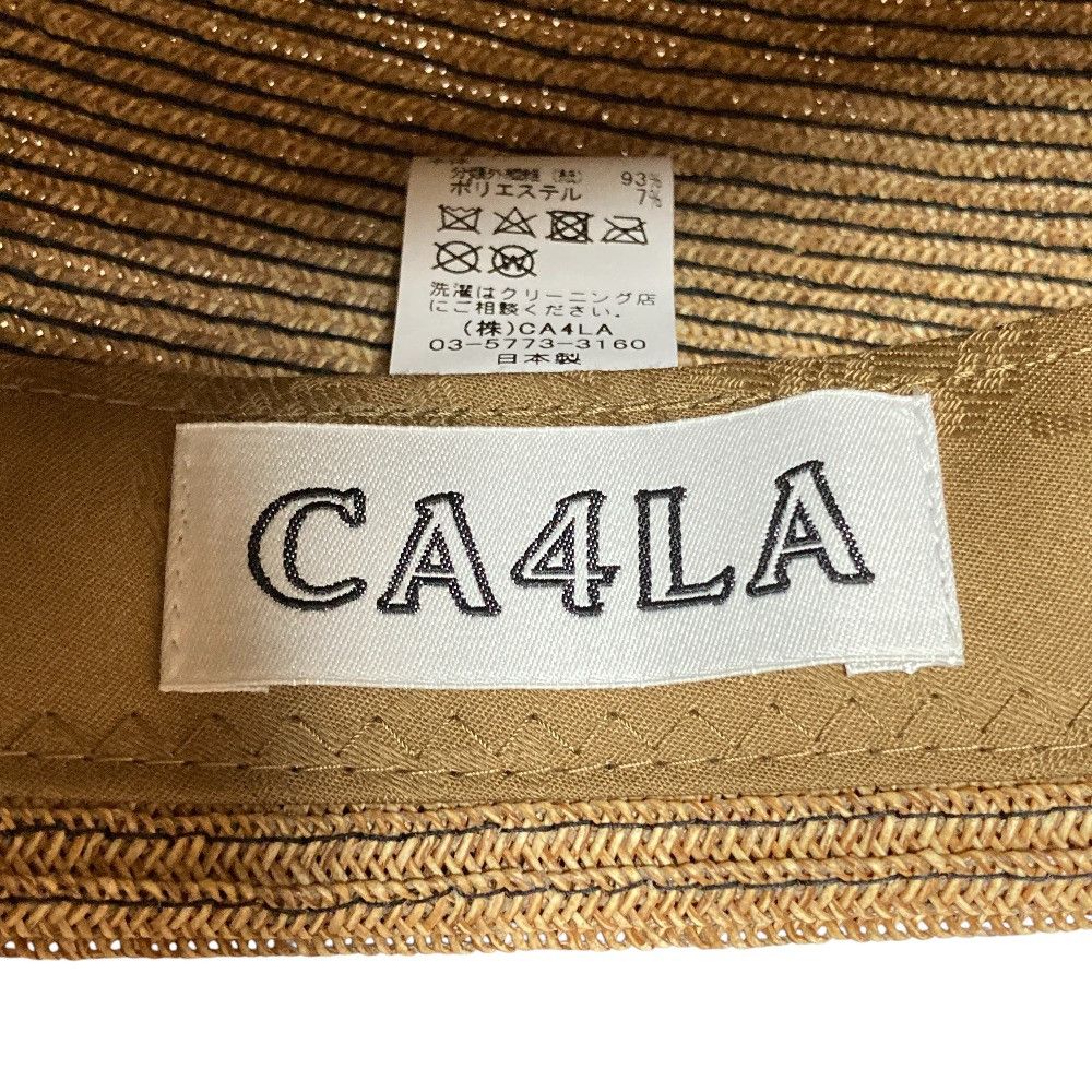 Other Other CA4LA ALABASTER CL Straw Casquette Plant-based Hats ONM01632 DUTY FREE for USA Size ONE SIZE - 7 Thumbnail