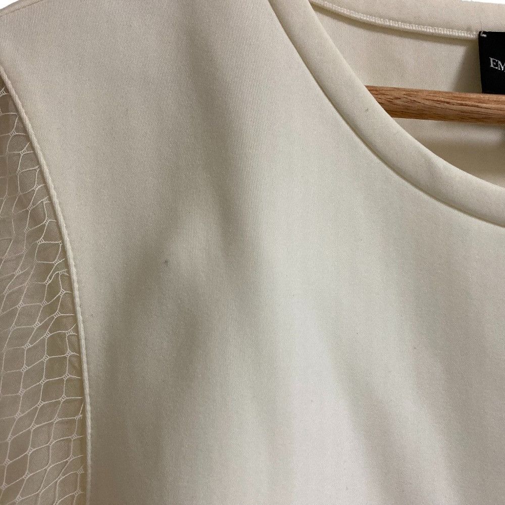 Emporio Armani Emporio Armani Emporio Armani Shirring Sleeve Panel Top Textile Tops DUTY FREE for USA Size ONE SIZE - 2 Thumbnail