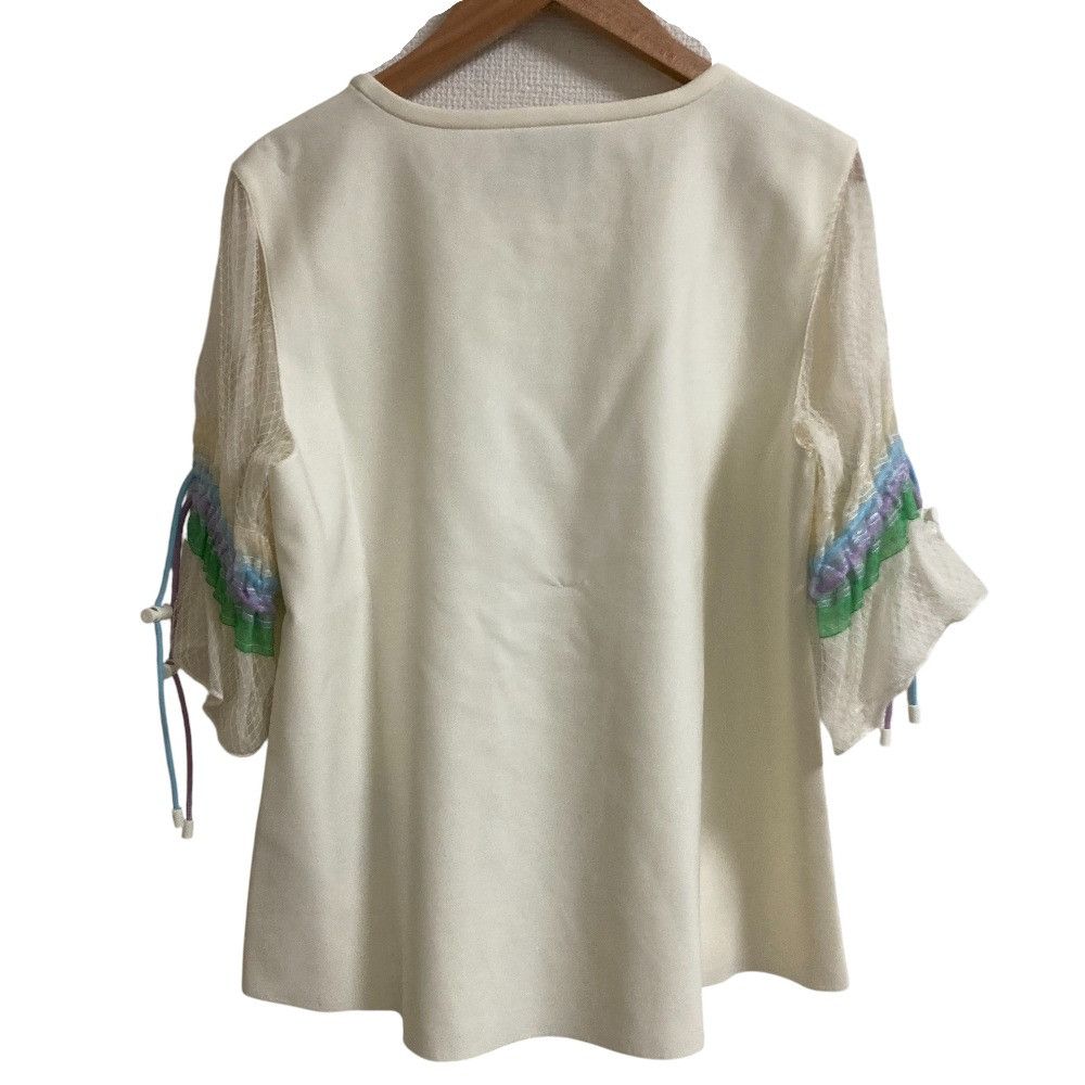 Emporio Armani Emporio Armani Emporio Armani Shirring Sleeve Panel Top Textile Tops DUTY FREE for USA Size ONE SIZE - 3 Thumbnail