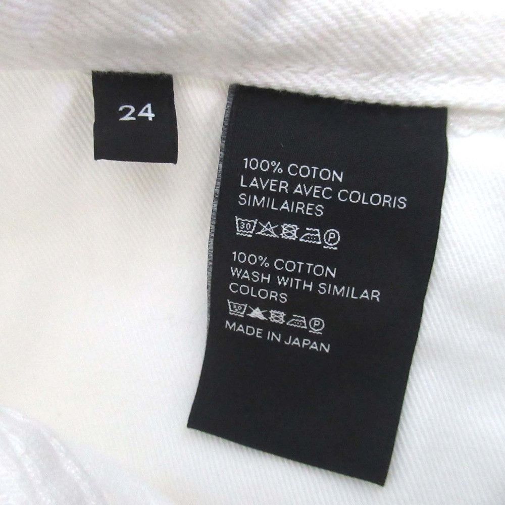 Celine Celine Celine Triomphe Signature Denim Wide Pants Textile Jeans N287 792D DUTY FREE for USA Size ONE SIZE - 6 Thumbnail
