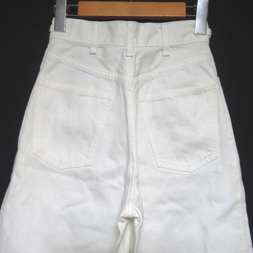 Celine Celine Celine Triomphe Signature Denim Wide Pants Textile Jeans N287 792D DUTY FREE for USA Size ONE SIZE - 4 Thumbnail