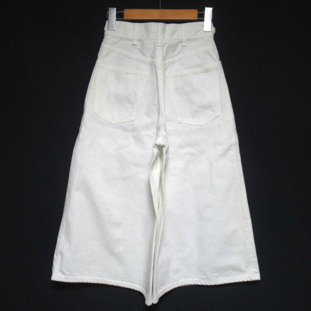 Celine Celine Celine Triomphe Signature Denim Wide Pants Textile Jeans N287 792D DUTY FREE for USA Size ONE SIZE - 2 Thumbnail