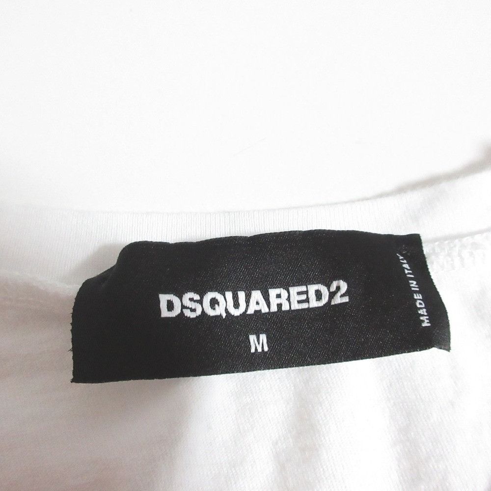 Dsquared2 Dsquared2 DSQUARED2 Logo Print Cotton Short Sleeve T-shirt Textile T-Shirts S80GC0052 S22507 DUTY FREE for USA Size ONE SIZE - 4 Thumbnail
