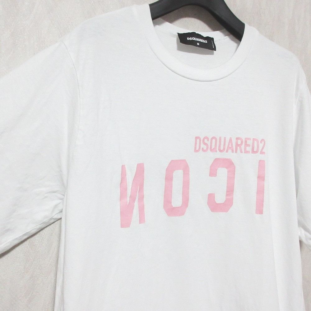 Dsquared2 Dsquared2 DSQUARED2 Logo Print Cotton Short Sleeve T-shirt Textile T-Shirts S80GC0052 S22507 DUTY FREE for USA Size ONE SIZE - 3 Thumbnail