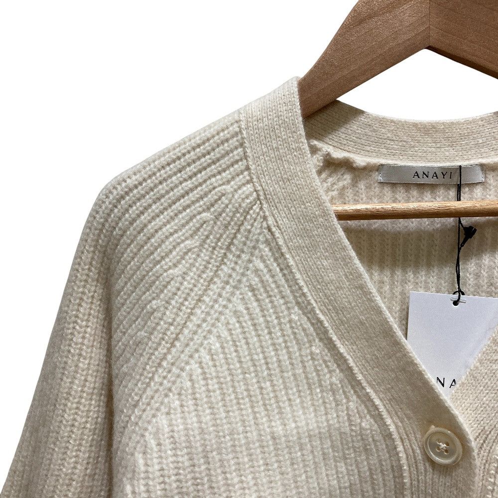 Other Other ANAYI Wool Cashmere V-Neck Cardigan Textile Tops DUTY FREE for USA Size ONE SIZE - 2 Thumbnail