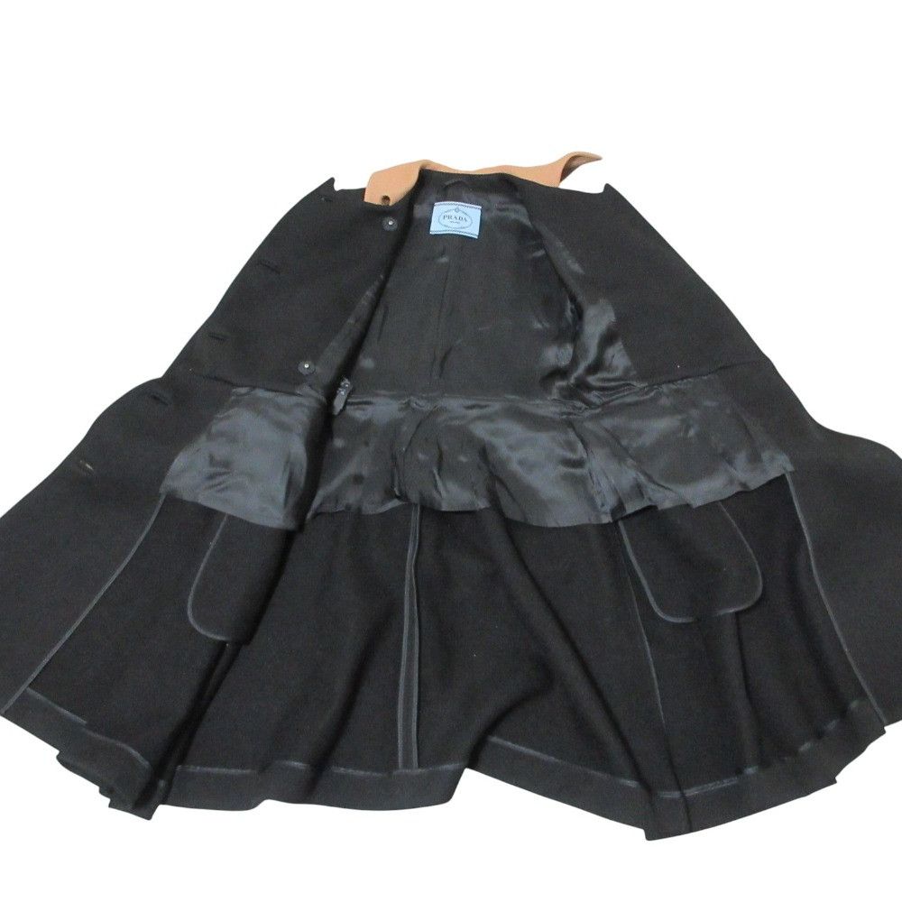 Prada Prada Prada Wool Double Breasted Coat Textile Outerwear DUTY FREE for USA Size ONE SIZE - 6 Thumbnail