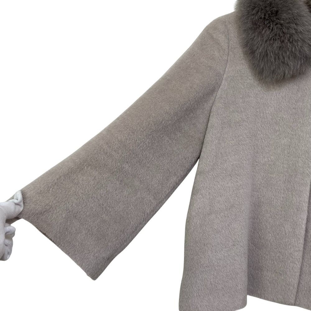 Other Other ANAYI Fox Fur Alpaca Short Coat Fur Outerwear DUTY FREE for USA Size ONE SIZE - 5 Thumbnail