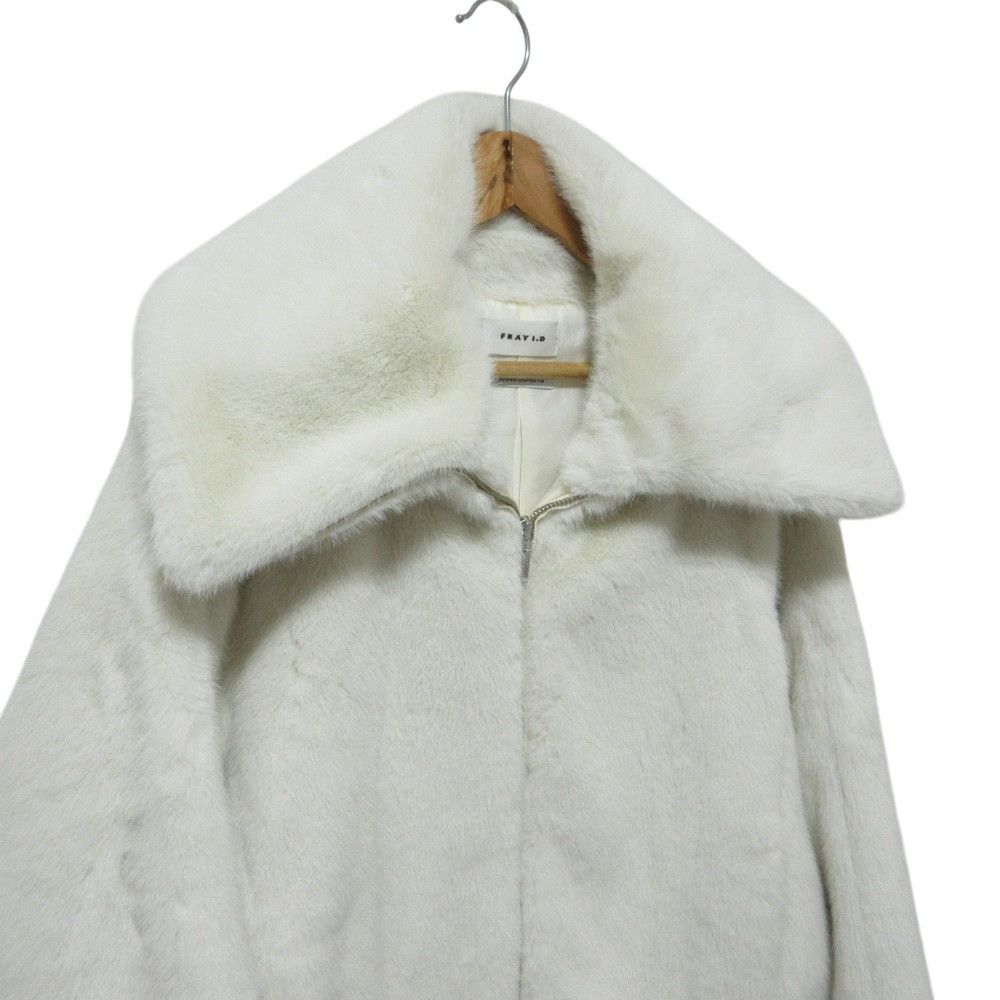 Other Other FRAY I.D ECOPEL Big Collar Short Jacket Faux Fur Jacket Fur Outerwear FWFJ254075 DUTY FREE for USA Size ONE SIZE - 4 Thumbnail
