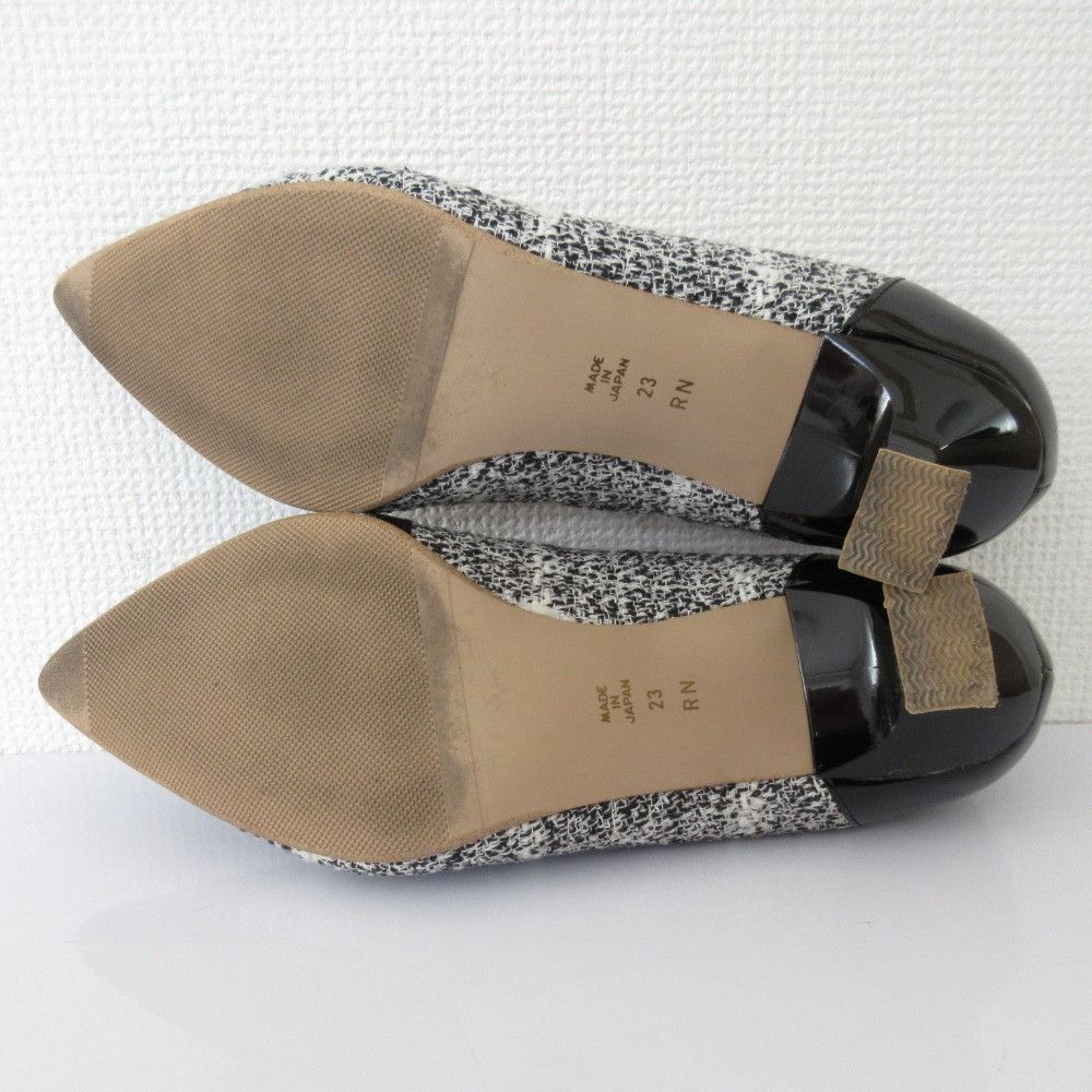 Other Other TALANTON by DIANA Tweed Enamel Pumps Textile Shoes DUTY FREE for USA Size ONE SIZE - 7 Thumbnail