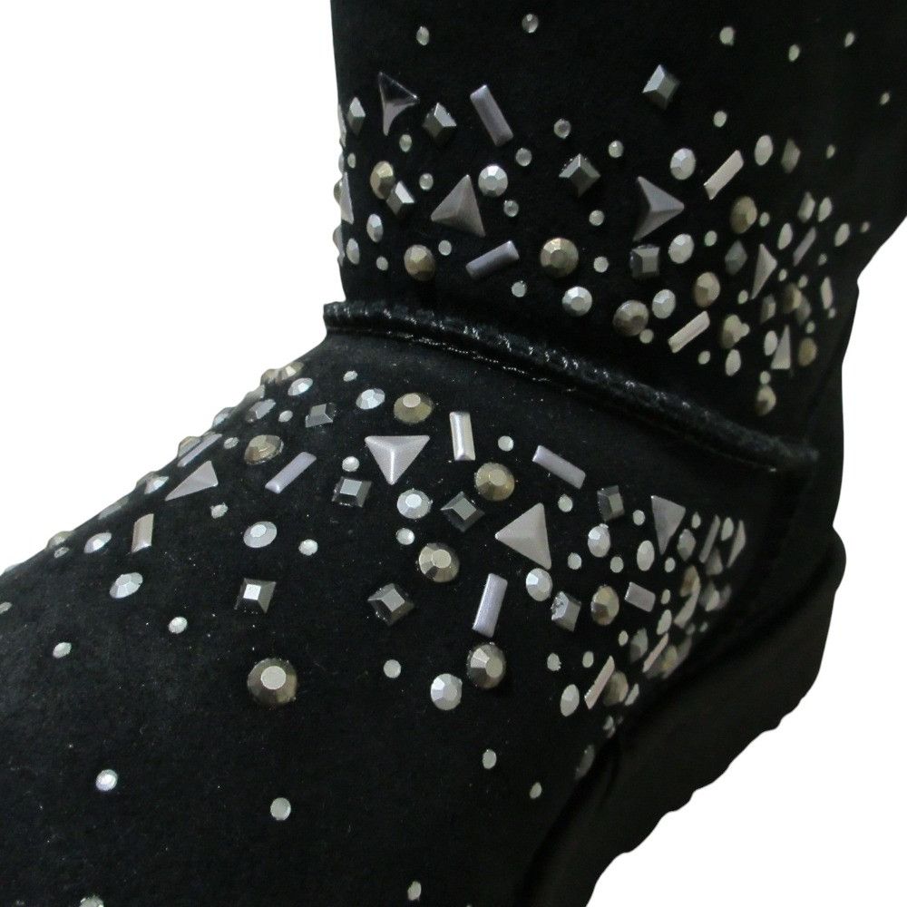 Ugg UGG UGG CLASSIC GALAXY BLING MINI Sheepskin Short Boots Fur Shoes DUTY FREE for USA Size ONE SIZE - 7 Thumbnail