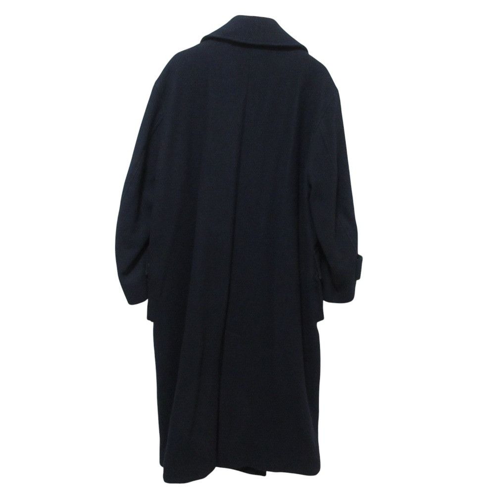 Other Other MIDIUMISOLID Wool Double-breasted Long Coat Textile Outerwear DUTY FREE for USA Size ONE SIZE - 2 Thumbnail