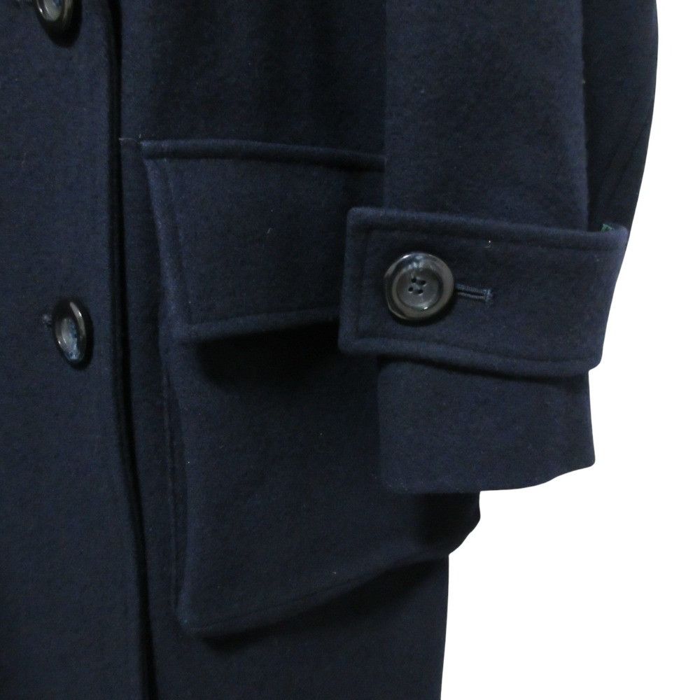 Other Other MIDIUMISOLID Wool Double-breasted Long Coat Textile Outerwear DUTY FREE for USA Size ONE SIZE - 5 Thumbnail