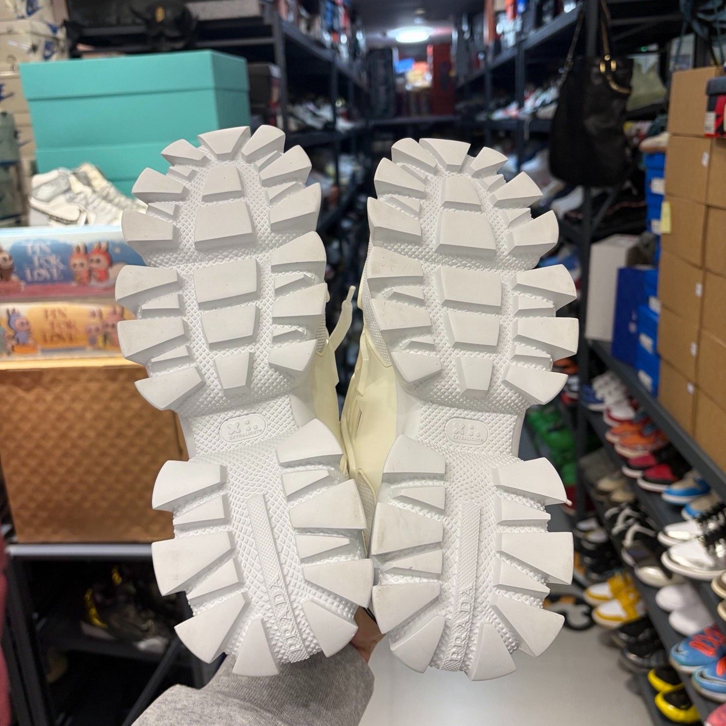 Prada Prada Cloudbust Thunder White Sneakers Size US 8.5 / IT 38.5 - 5 Thumbnail