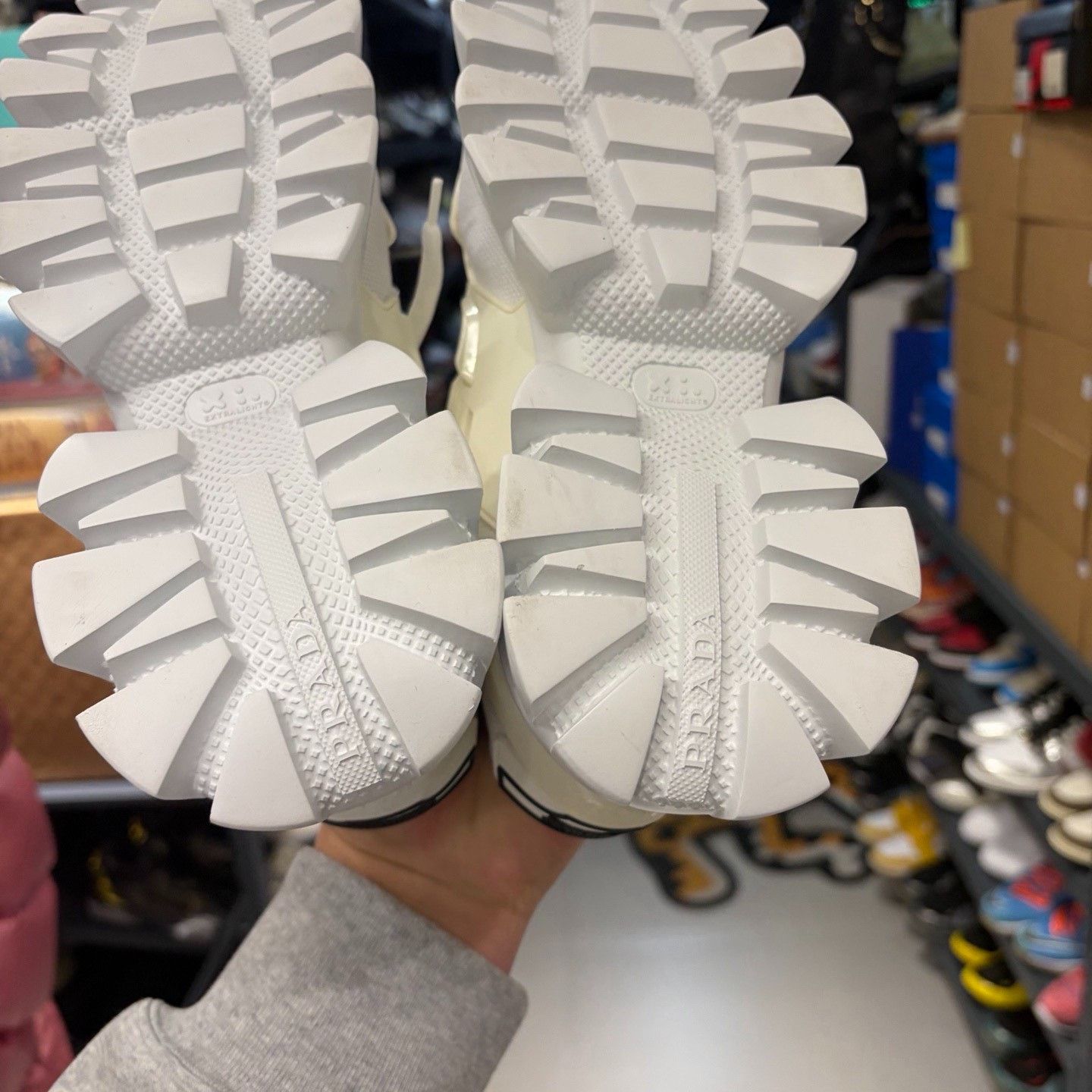 Prada Prada Cloudbust Thunder White Sneakers Size US 8.5 / IT 38.5 - 7 Thumbnail