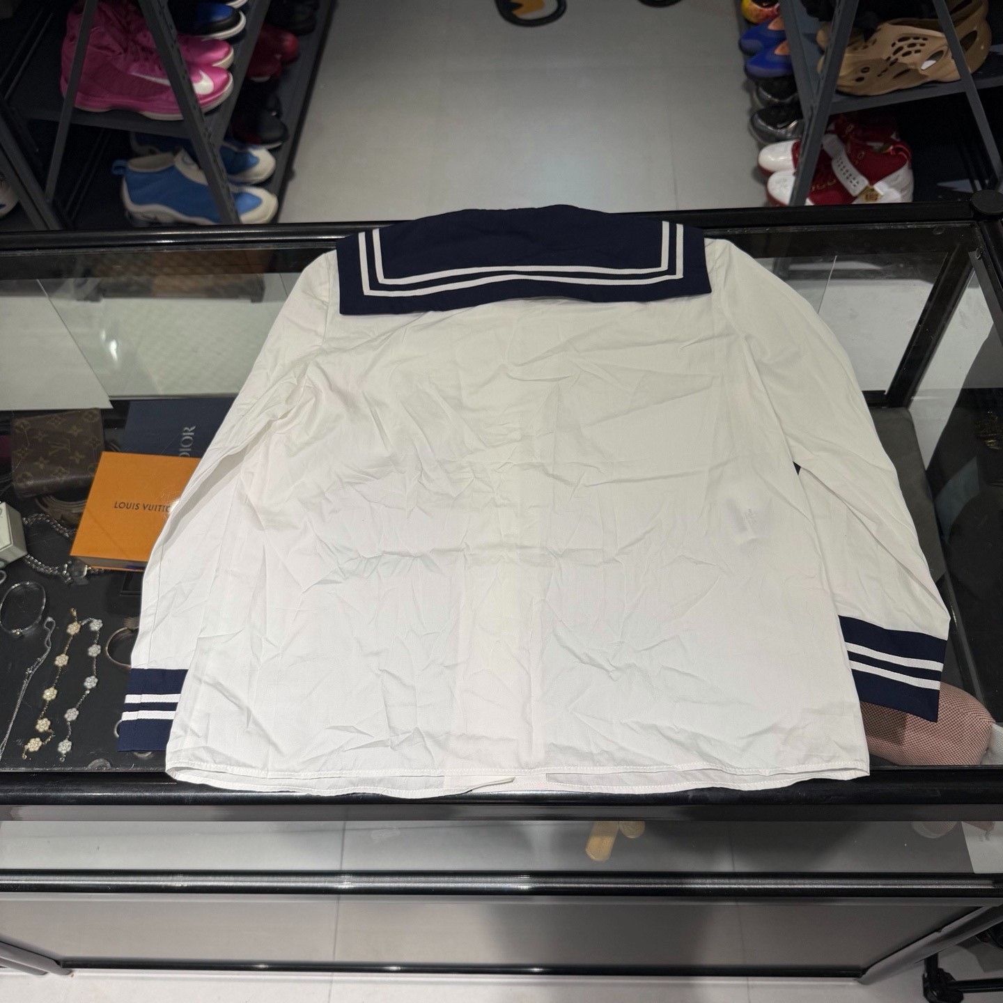 Miu Miu Miu Miu Runway Nautical Shirt Size XS / US 0-2 / IT 36-38 - 2 Thumbnail