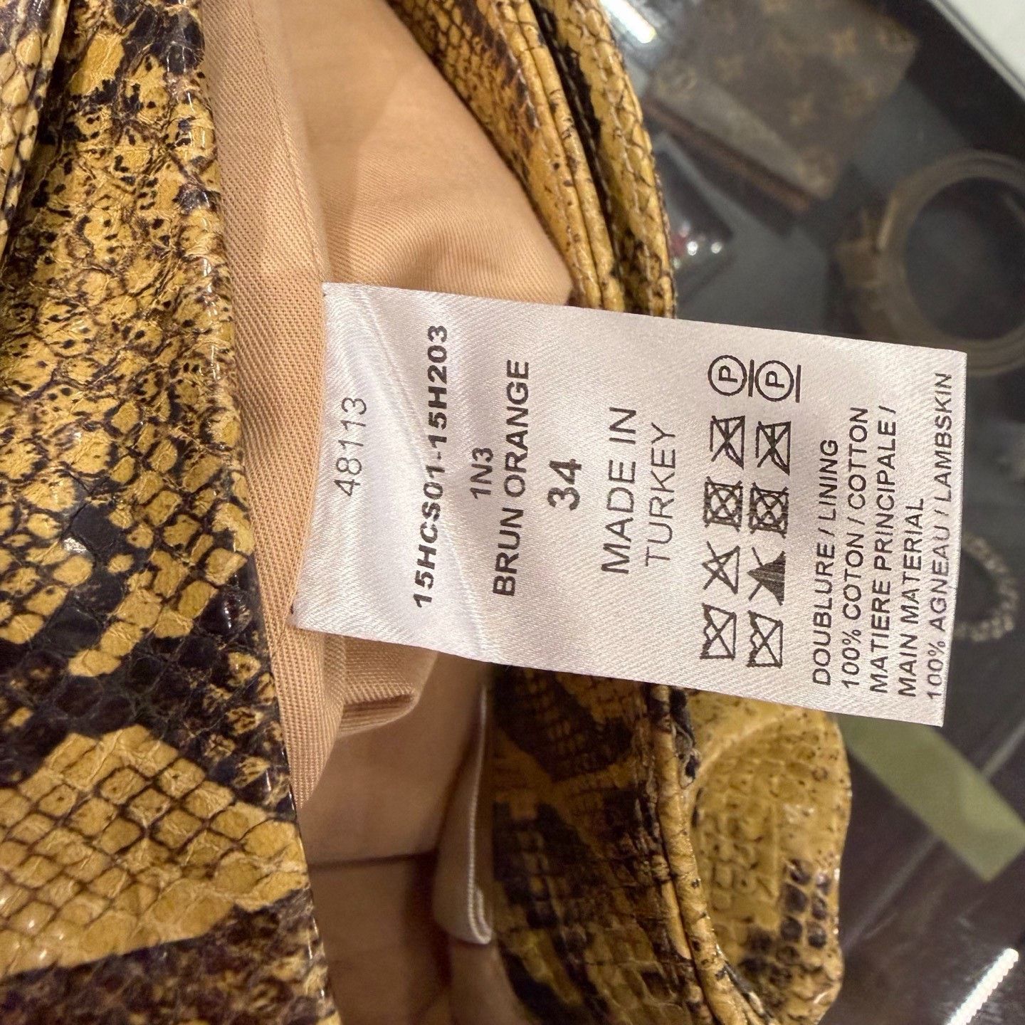 Chloe Chloe Snake Skin Runway Shorts Size 34" / US 12 / IT 48 - 6 Thumbnail