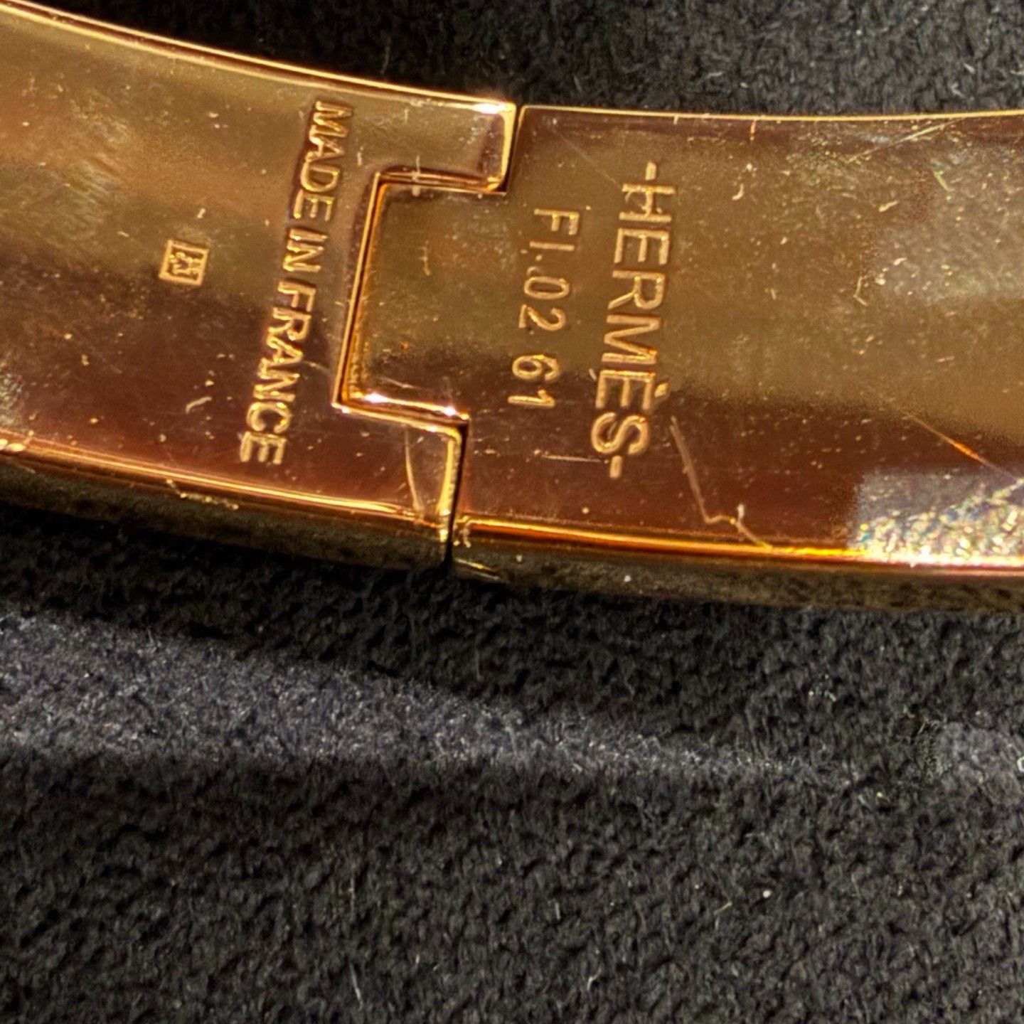 Hermes HERMES Clic H Enamel Bracelet Size ONE SIZE - 4 Thumbnail