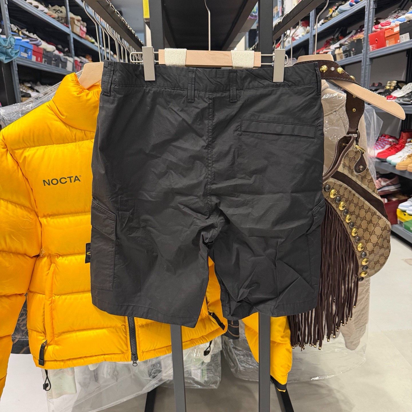 Stone Island Logo Multi-Pocket Shorts
