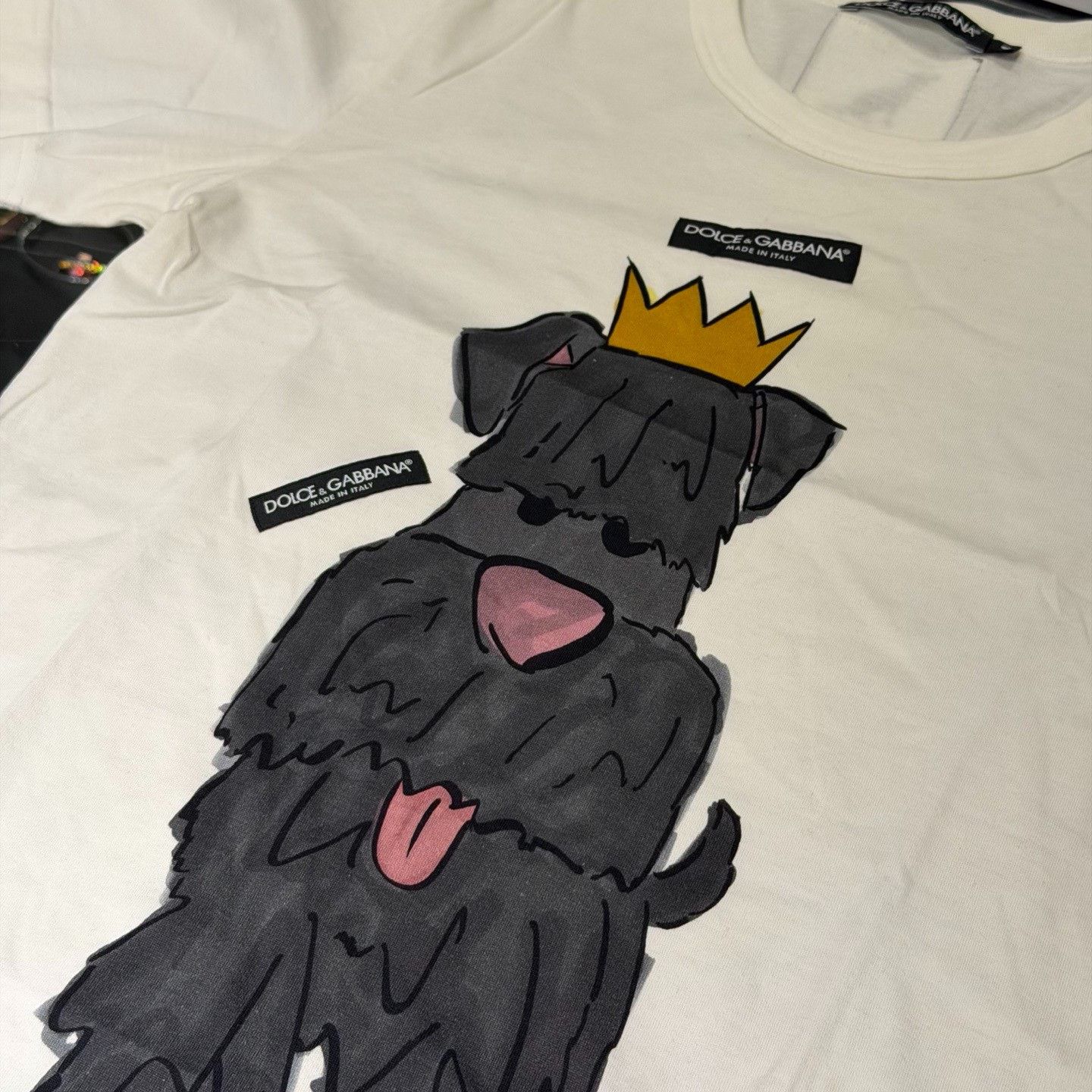 Dolce & Gabbana Dolce Gabbana Crown Puppy Limited Short Sleeve Size US S / EU 44-46 / 1 - 2 Thumbnail