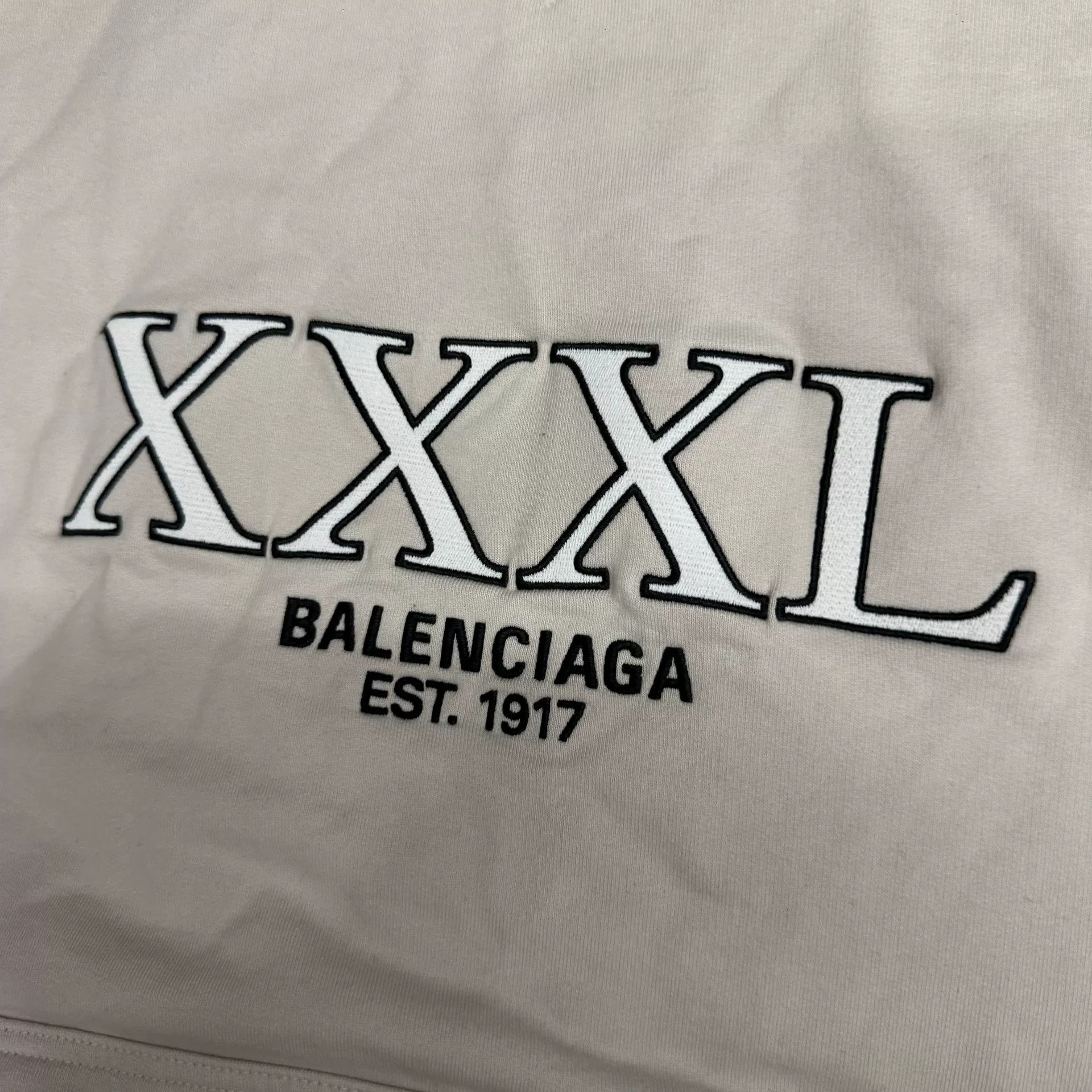 Balenciaga Balenciaga 3XL White Fake Two-Piece Hoodie Size US L / EU 52-54 / 3 - 7 Thumbnail